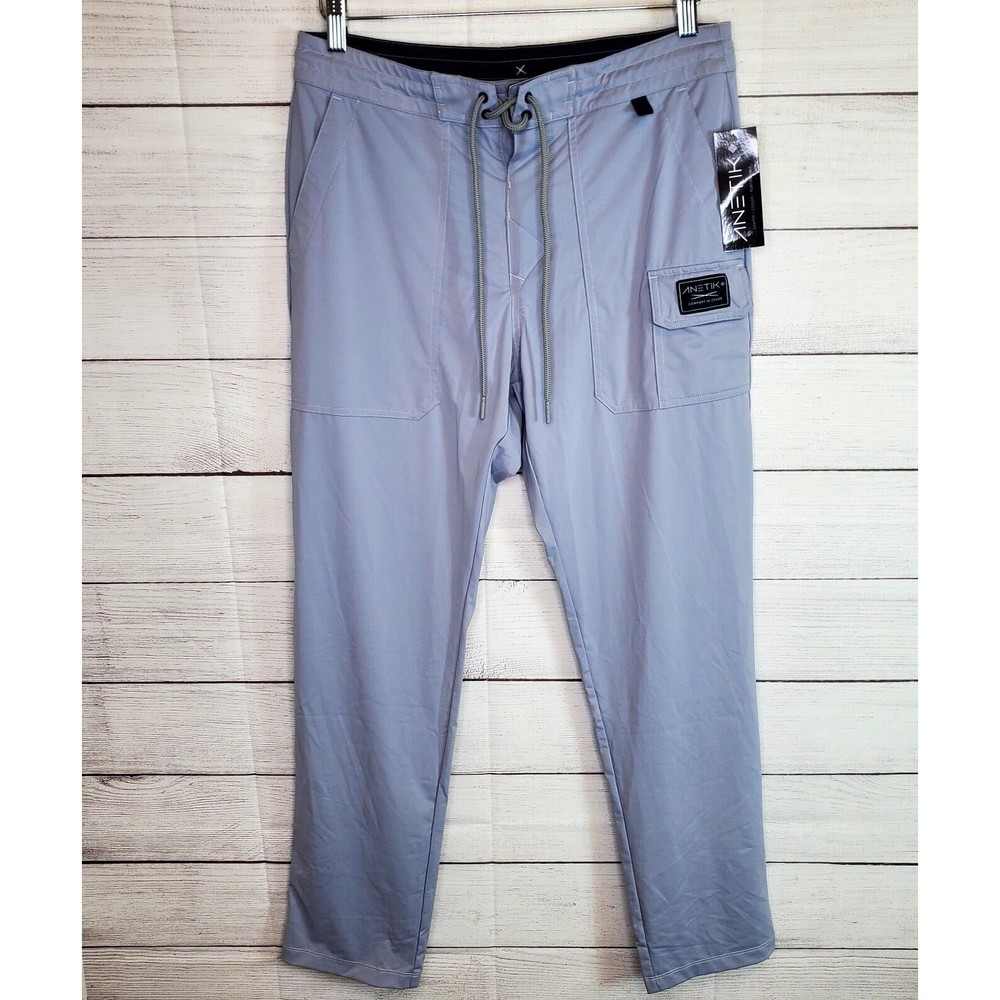 NWT Anetik Analog Tech Pants Ultra Lightweight Mens Size 30x29 Gray